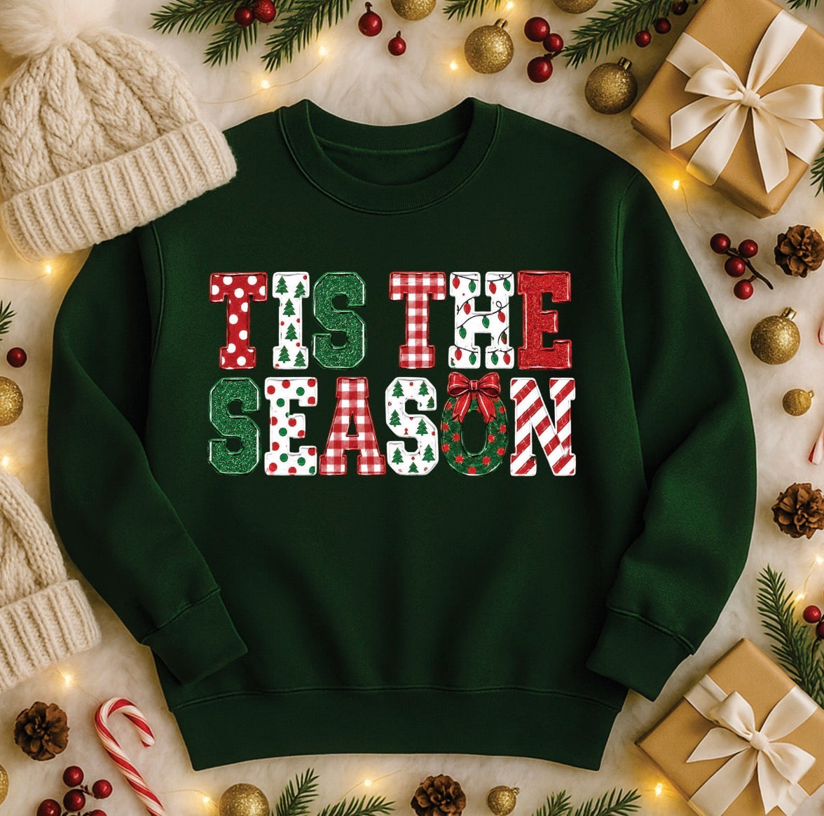 Tis The Season Patterns Sweatshirt/Tee