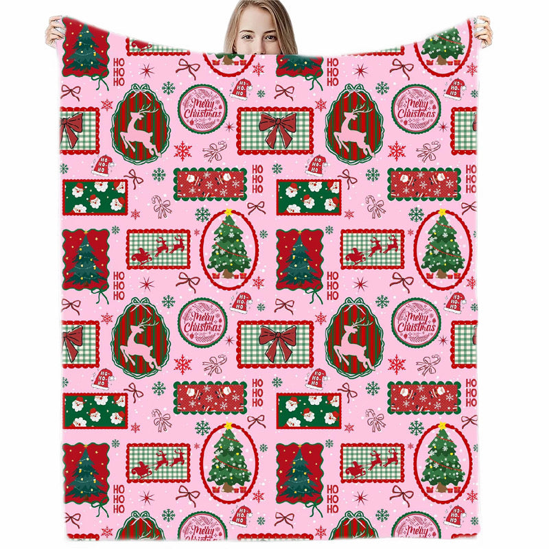 Pink Christmas Blanket *Pre Order*