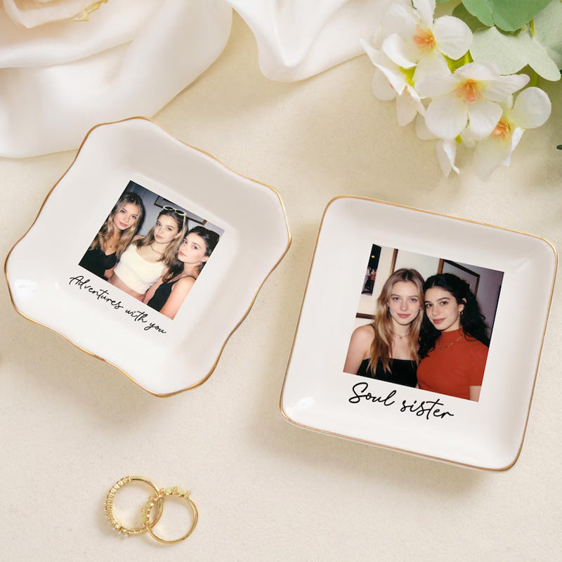 PREORDER: Cherished Moments Photo Trinket Dish (Pennant Flag Design) 7.6.26