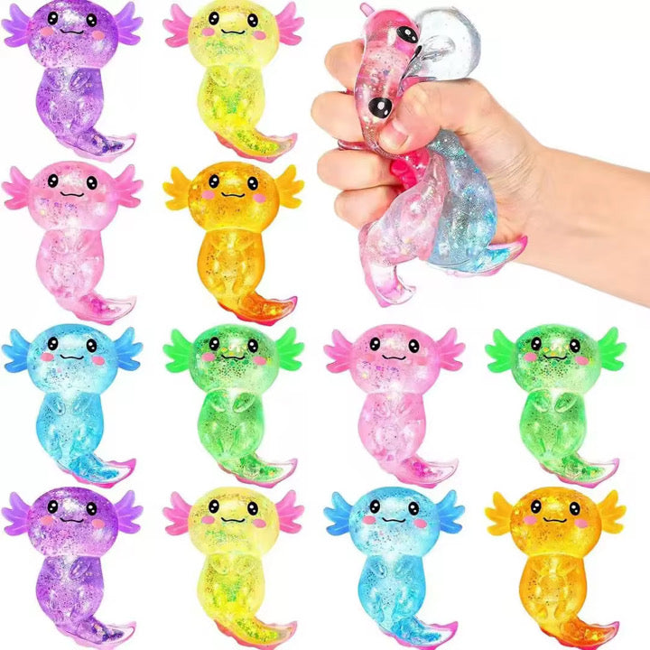 Glitter Axolotl Squishy *June 8-12 Shipment*