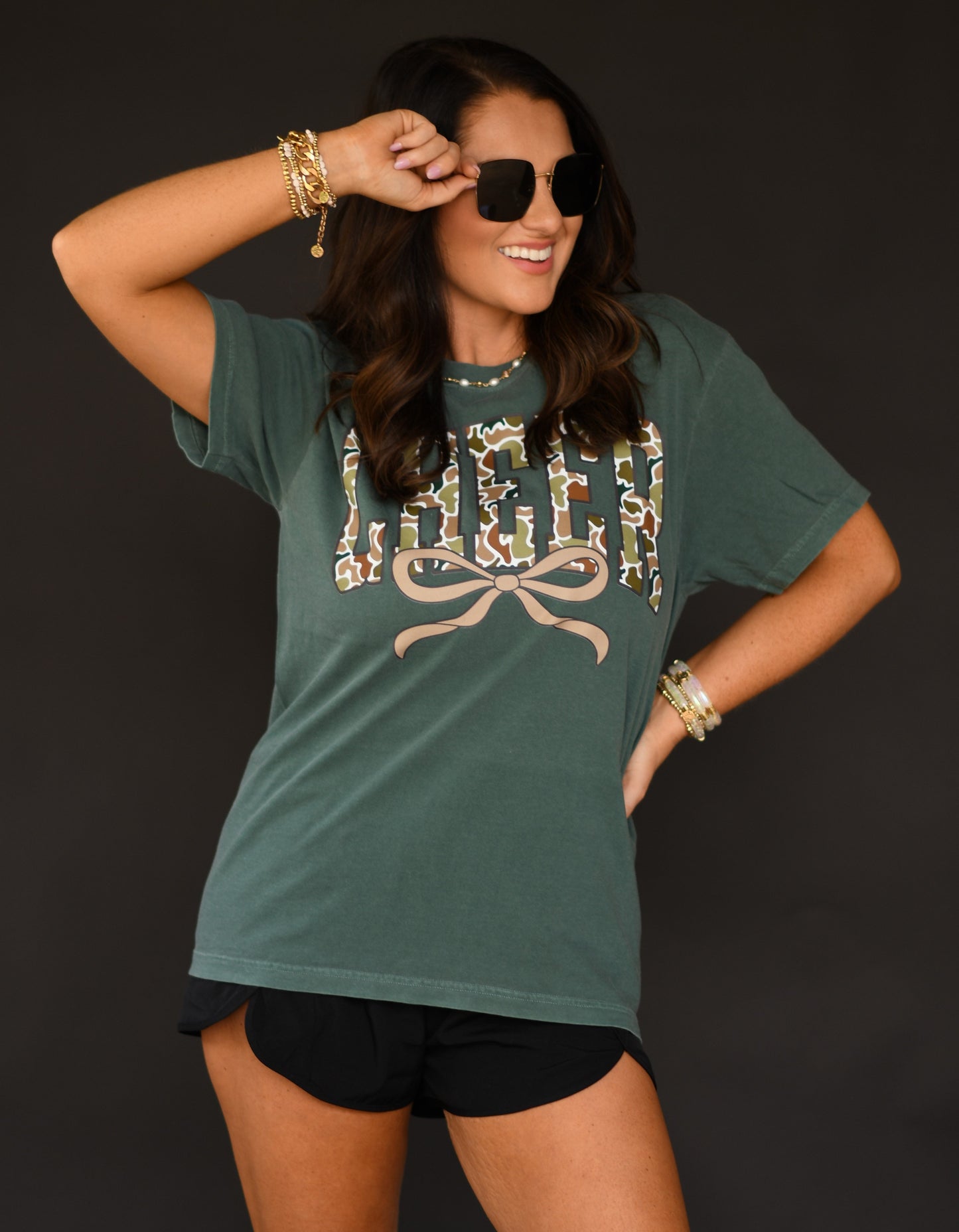 Cheer Camo Tee