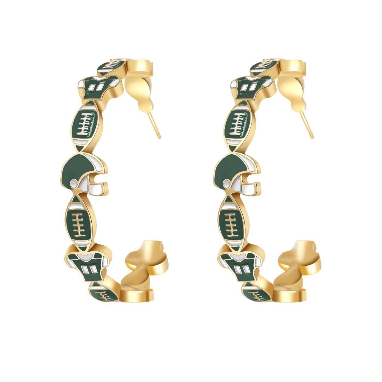 PREORDER: Game Day Hoop Earrings 7.27.26