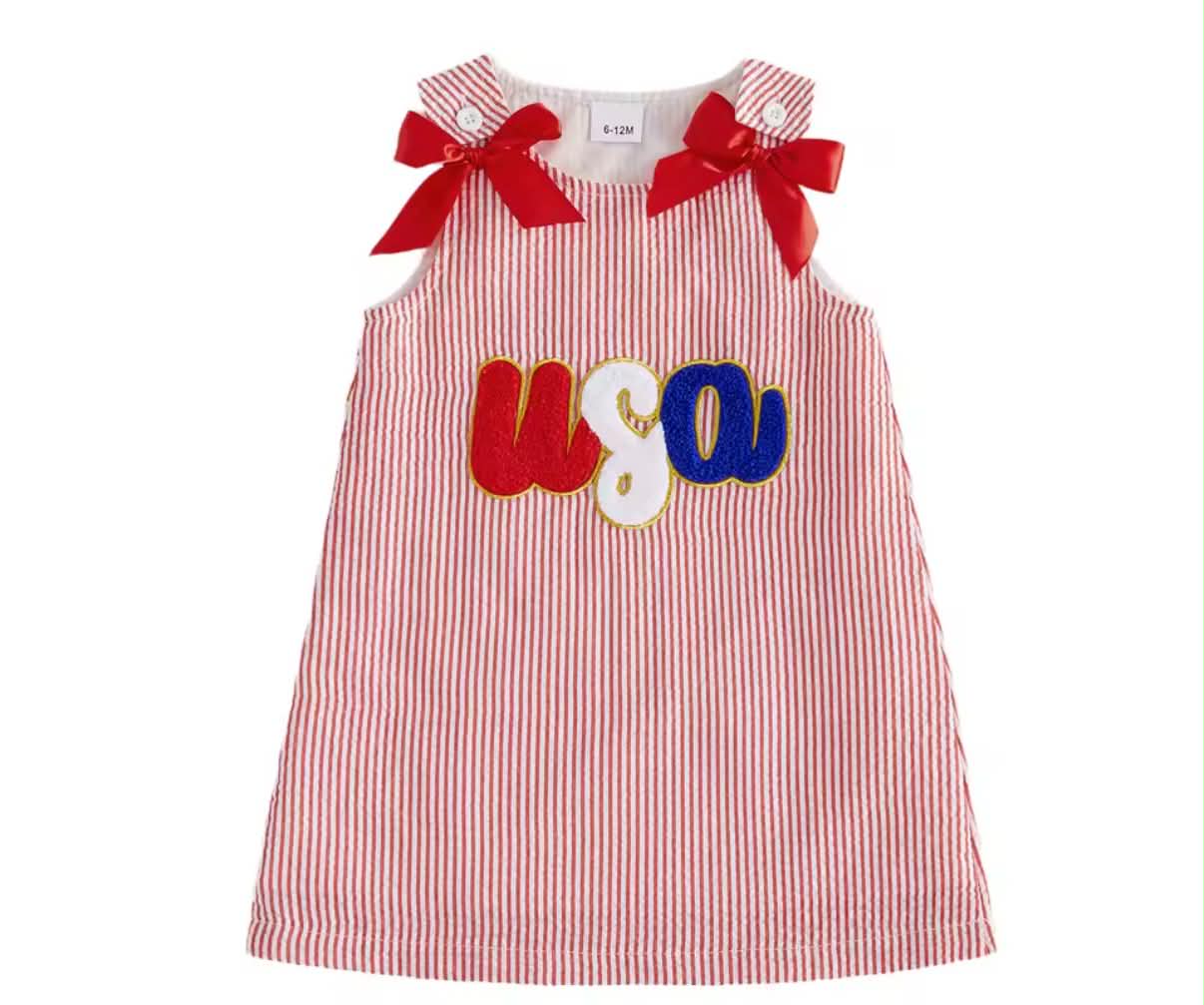 PREORDER: Bows & USA dress 5.18.26