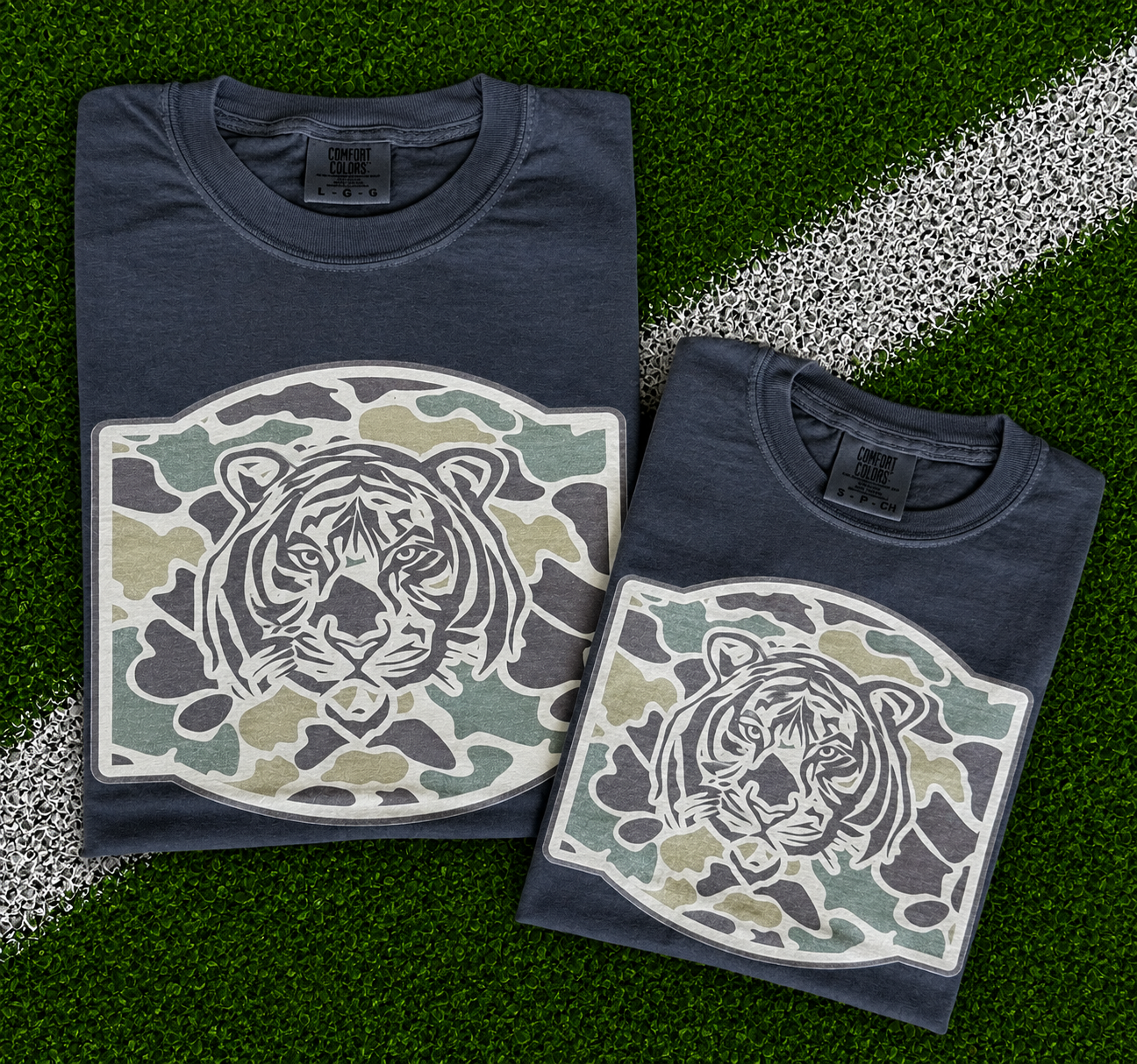 Tigers Camo Mascot Tee