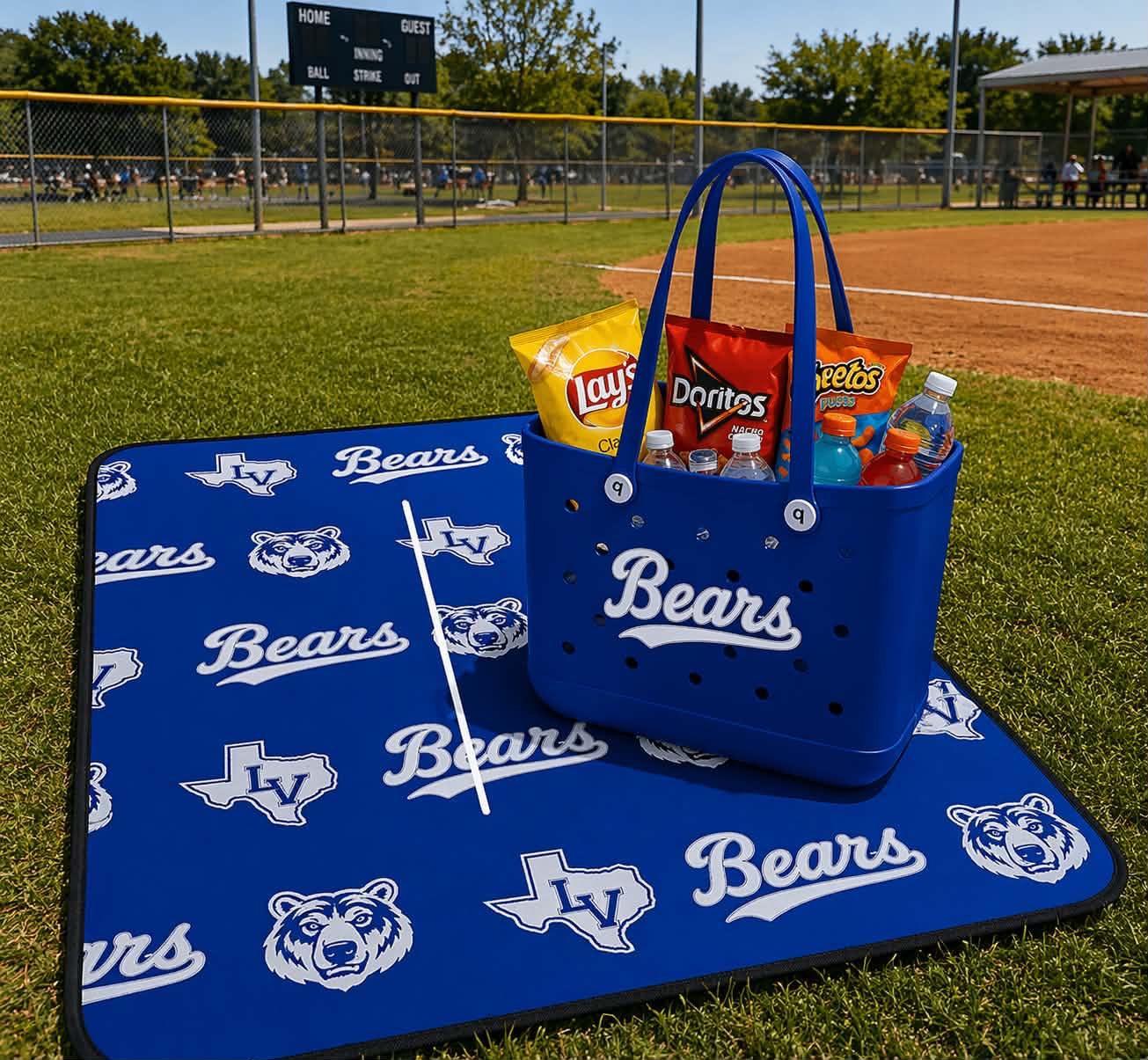 PREORDER: Custom Picnic & Play Mat (Solid Color + Logo) RERUN 6.29.26