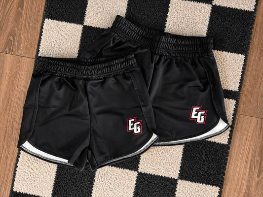 PREORDER: Custom Solid + Logo High Waisted Shorts (Kids + Adults) RERUN 5.18.26