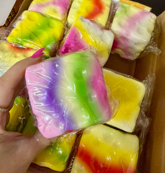 RTS Tie Dye Cheese Squishy