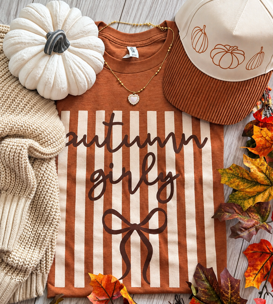 RTS Fall Girly Stripes Tee