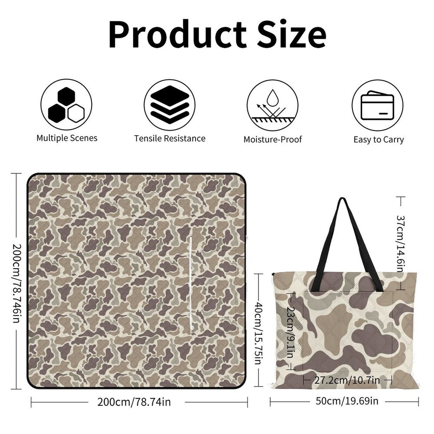 PREORDER: Custom Picnic & Play Mat (Solid Color + Logo) RERUN 6.29.26