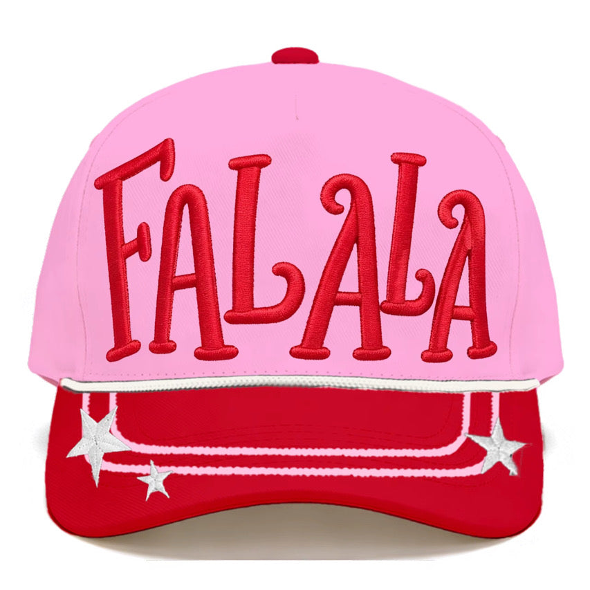 FALALA Pink & Red Star Hat *CIJ SPECIAL*