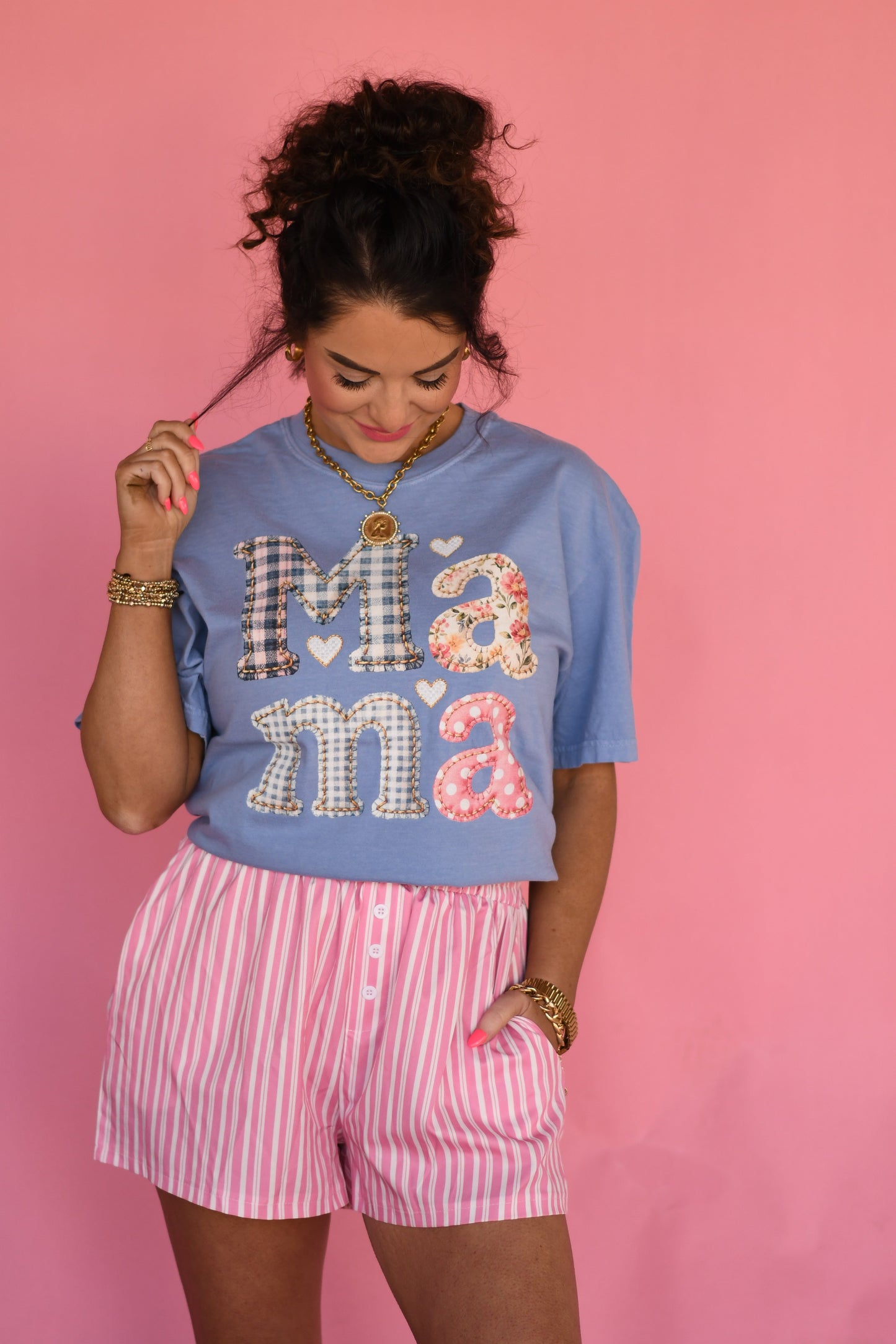 Patchwork Mama Tee