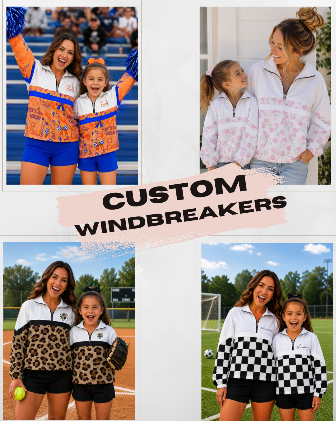 PREORDER: Customer Designed Mommy & Me Windbreaker RERUN 7.6.20