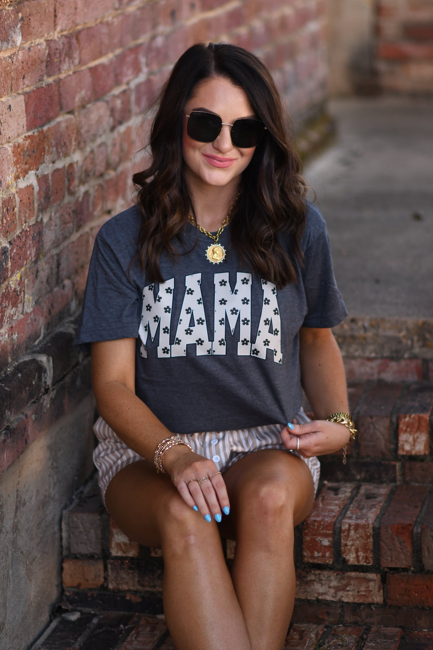 Mama Flowers Tee