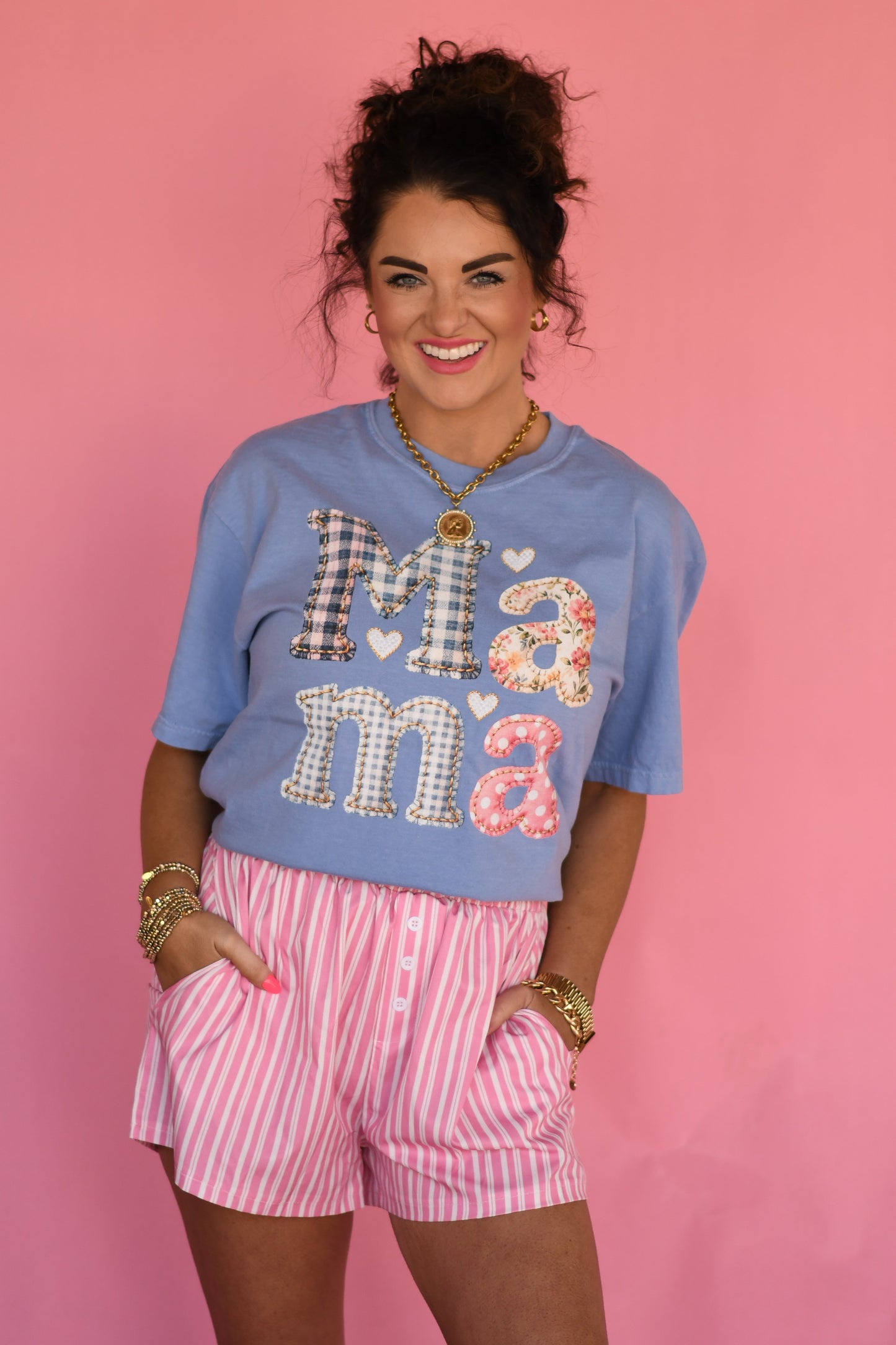 Patchwork Mama Tee