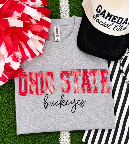 Ohio State Buckeyes Tie Dye Tee