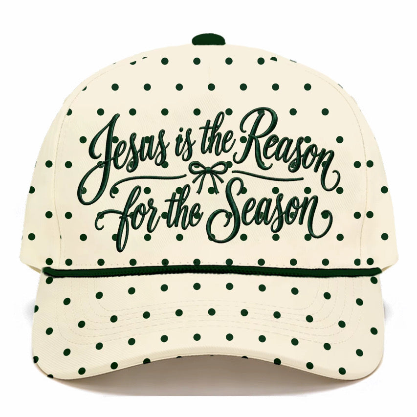Jesus Is The Reason Polka Dot Hat