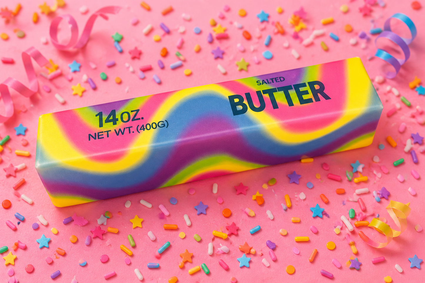 Giant 14 Oz. Rainbow Butter Squishy *READY TO SHIP*