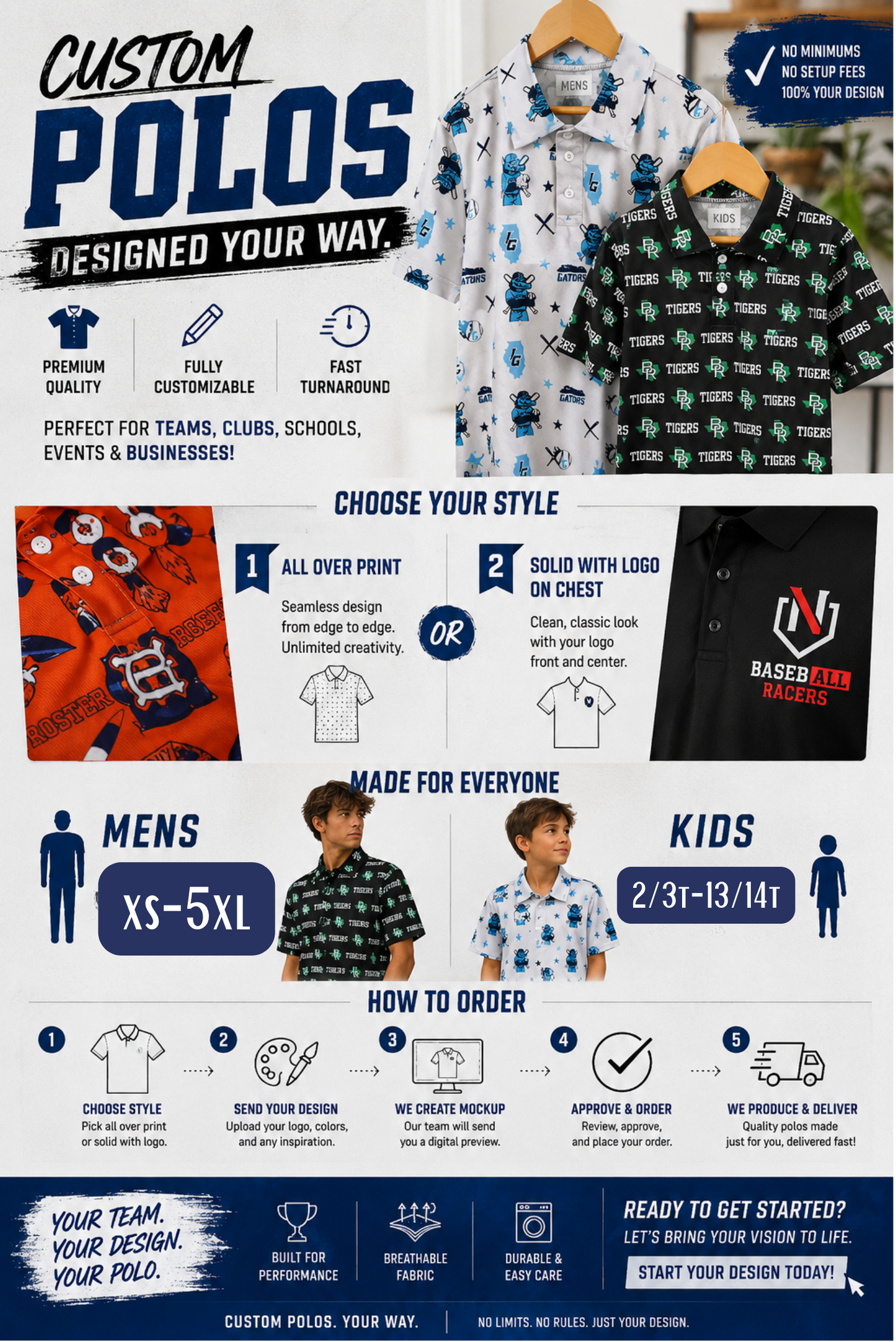 PREORDER: Custom Performance Polo 6.29.26