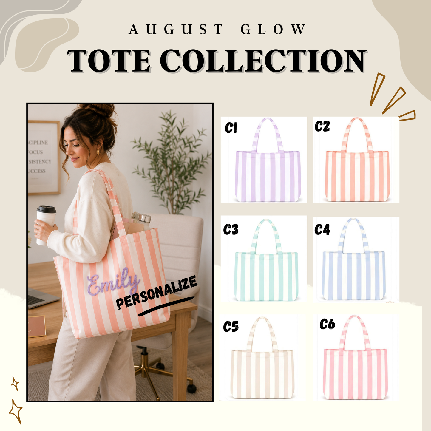 PREORDER: The August Glow Tote 7.6.26
