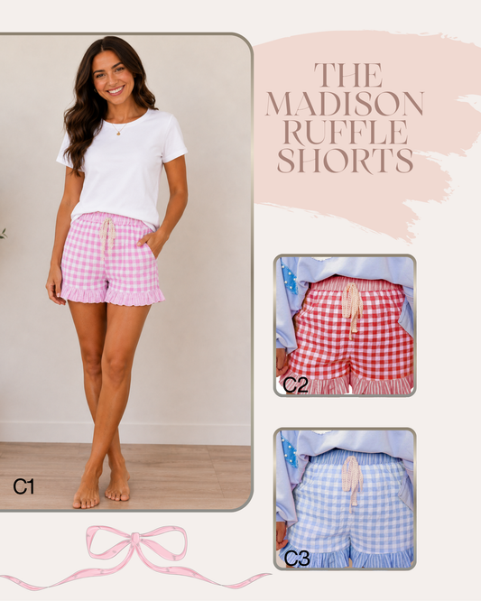 PREORDER: The Madison Ruffle Shorts 5.18.26
