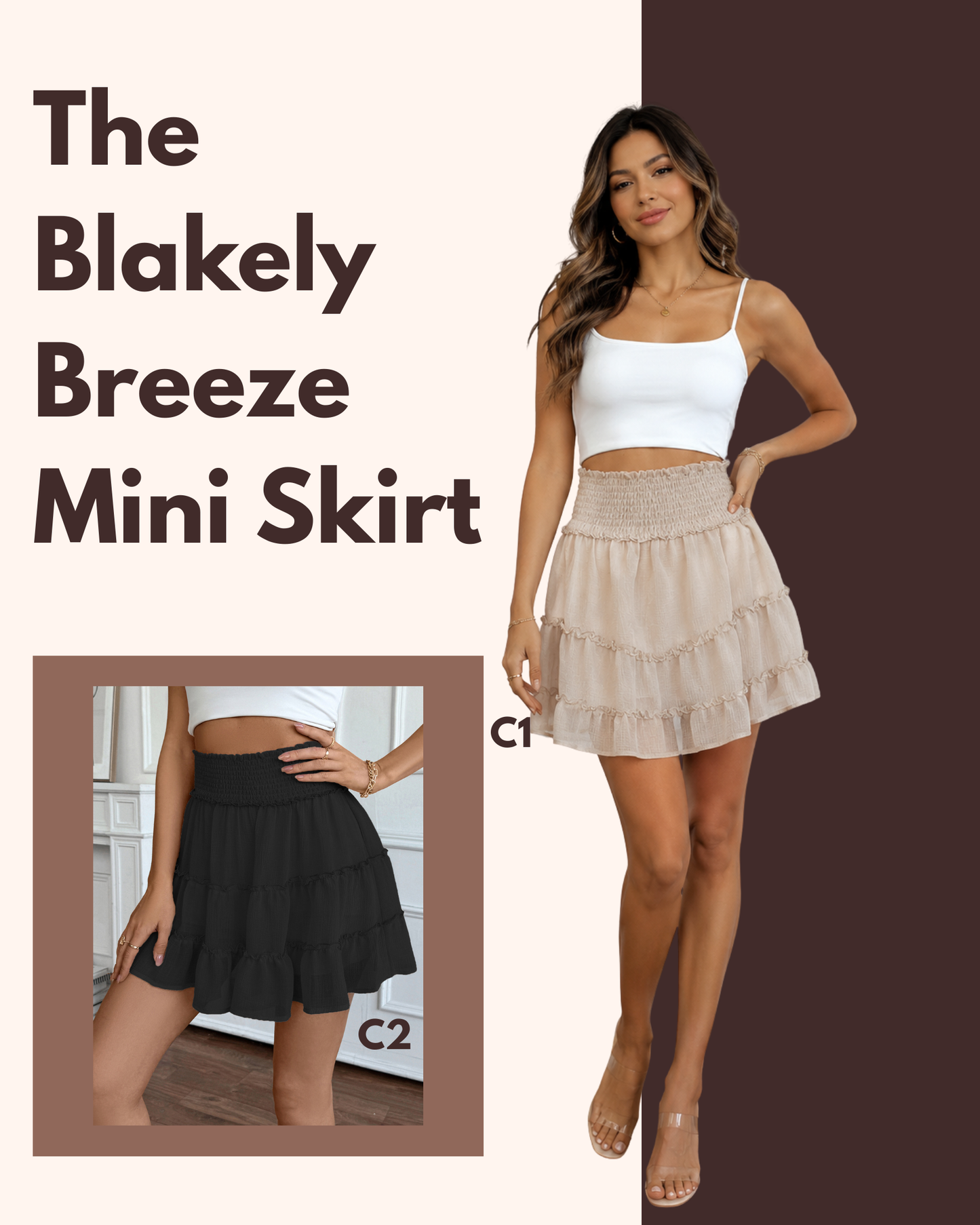 PREORDER: The Blakely Breeze Mini Skirt 5.18.26