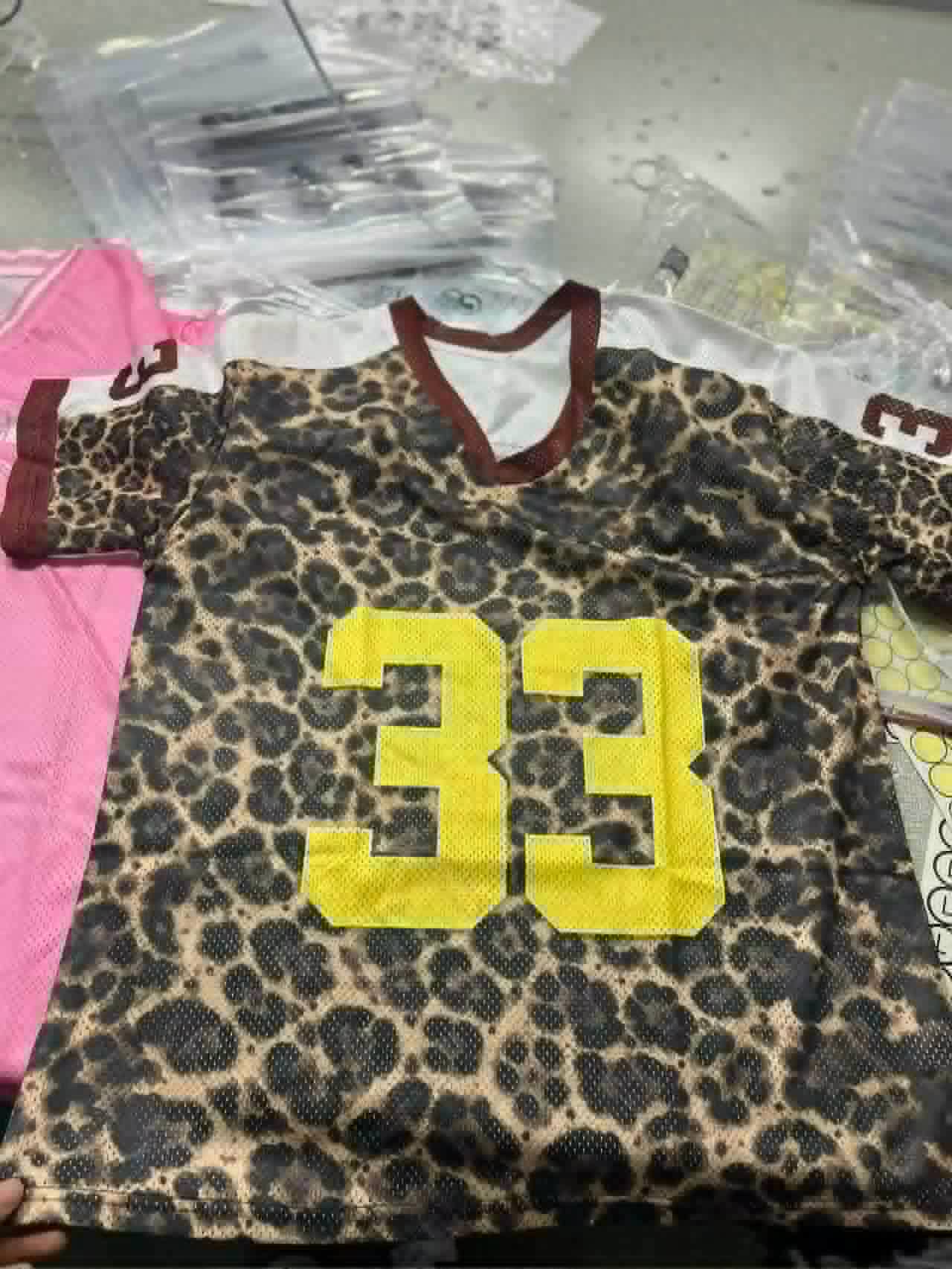 PREORDER: Custom Football Jersey (Front Text) 7.20.26