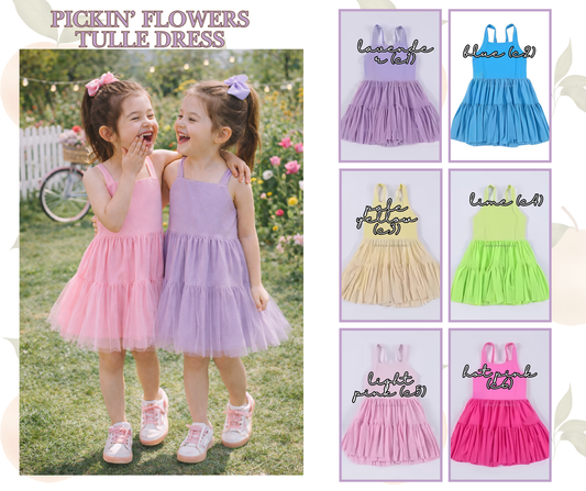 PREORDER: Pickin Flowers Tulle Dress RERUN 5.18.26